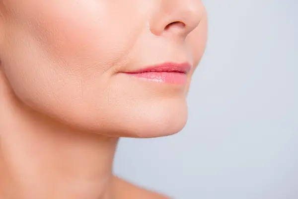 Close-up of firm, smooth skin surface illustrating potential effects of GHK-Cu peptide on skin texture, elasticity, and dermal structure.