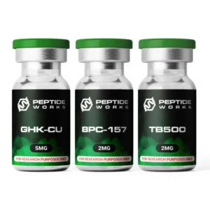 Buy BPC-157 TB500 GHK-Cu Peptide Stack from Peptide Works