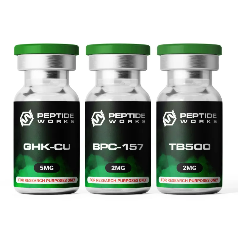 Buy BPC-157 TB500 GHK-Cu Peptide Stack from Peptide Works