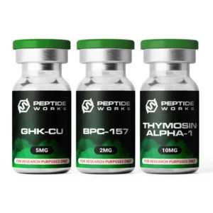 Buy BPC-157 GHK-Cu Thymosin Alpha-1 Peptide Stack from Peptide Works